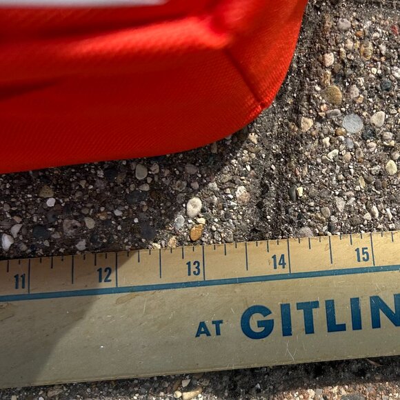 Nike Classic Style Orange Sneaker Shoe Box Zipper Travel Bag Clean - Picture 2 of 12